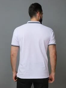 Men Polo Shirts - White - View 2