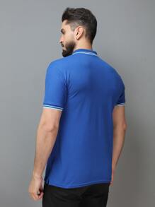 Men Polo Shirts - Royal Blue - View 7
