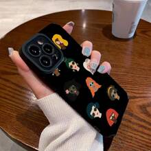 Cartoon Graphic Phone Case - Multicolor - View 3