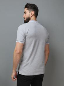 Men Polo Shirts - Light Grey - View 7