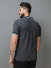 Men Polo Shirts - Dark Grey - View 7