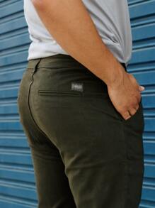 Urban Zone Jeans Men Pants - Verde militar - Ver 4