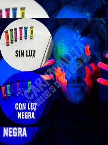 6 Makeup Paint Neon Luminous Glow Body Paint Body Face - Multicolor - View 4