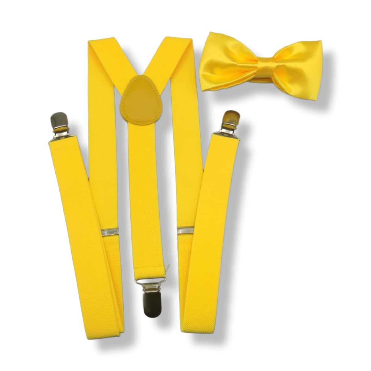 Men Suspenders - 黃色 - 查看 1