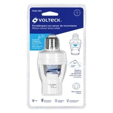 Portalámpara con sensor de movimiento 360°, Volteck POSE-360 46274 - Blanco - Ver 3