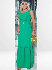 Women Dresses - 綠色 - 查看 3