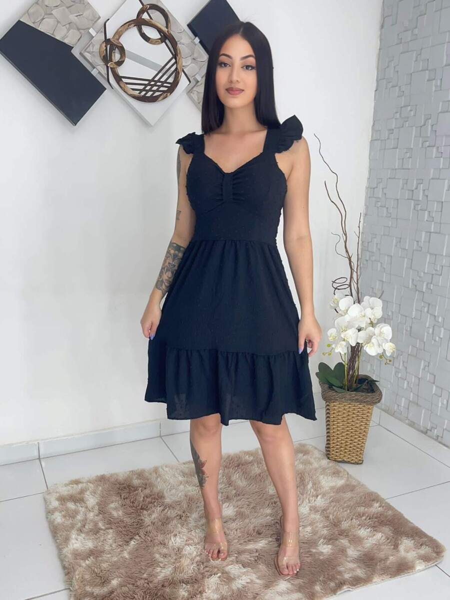 Women Dresses - 黑色 - 查看 1