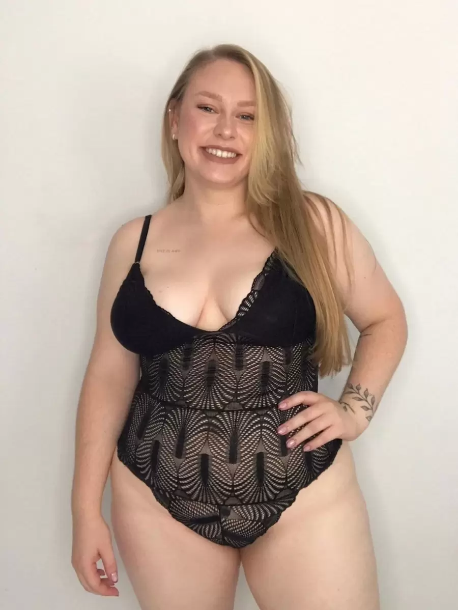 Plus Size Sexy Lingerie - 黑色 - 查看 1