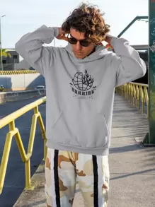 Men Sweatshirts - 淺灰色 - 查看 1