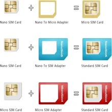 Adaptadores De Tarjeta Sim Para Nano Sim Y Micro Sim + Lija - Amarillo - Ver 4