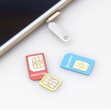 Adaptadores De Tarjeta Sim Para Nano Sim Y Micro Sim + Lija - Amarillo - Ver 2