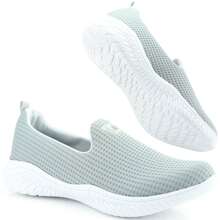 Women Casual Shoes - 灰色 - 查看 1