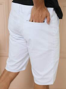 Men Shorts - White - View 1