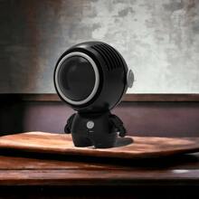 Mini Portable Fan Outdoor Leafless Fan USB Rechargeable Low Noise Astronaut Fan - Black - View 1