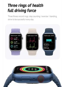 Smart Watch Smartwatch W18 Series 8 Fullhd Nfc FRALUGE - 黑色 - 查看 3