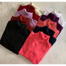 Blusa Feminina Básica Tricô Cacharrel Suéter Gola Alta Rolê