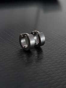 Men's Earrings - Silver - View 3
