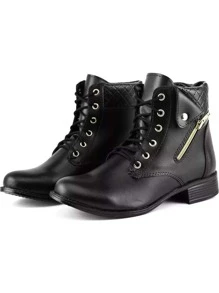 Women Fashion Boots - màu đen - Xem 3