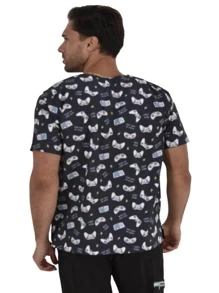 Filipino Surgical Man Print Gamer - Black - View 2