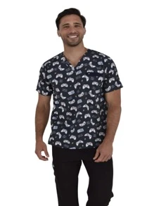 Filipino Surgical Man Print Gamer - Black - View 1