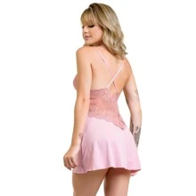 Women Sexy Lingerie - Màu hồng gỉ - Xem 3