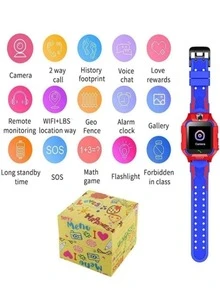 Reloj Inteligente Smartwatch Kids Niños Gps Llamadas Camara - Verde - Ver 2