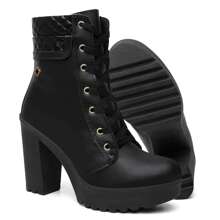 Women Fashion Boots - Negro - Ver 6