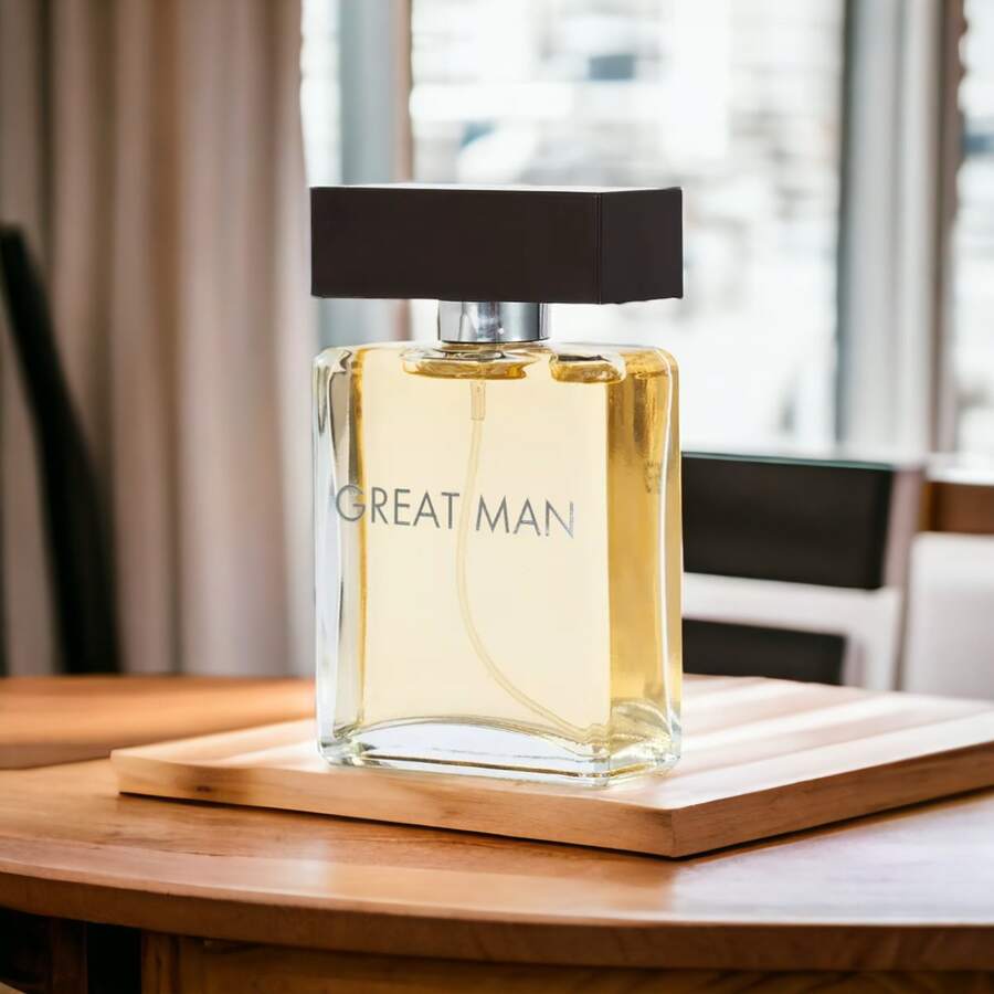 Perfume Fragancia Larga Duracion De Calidad GREAT MAN 100ml Diseño De Lujo Para Dama Excelente Fijación Floral Hermosa Presentación - GREAT MAN - Ver 1