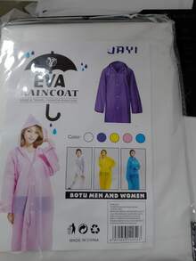 Impermeable Ropa Para Lluvia Tormentas Para Adulto - Blanco - Ver 2