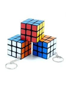 3x3  Keychain Everyday Use Keychains For Gifts  To Promote Cognitive Development - Multicolor - View 4