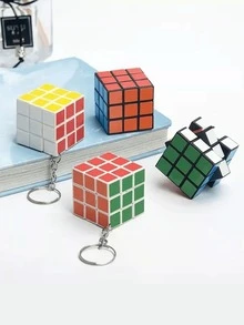 3x3  Keychain Everyday Use Keychains For Gifts  To Promote Cognitive Development - Multicolor - View 6
