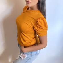 Women T-Shirts - 駝色 - 查看 1