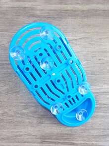 1入組腳洗滌器刷適用於去除死皮,浴室淋浴清潔工具 - 藍色 - 查看 4