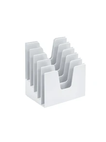 Organizador de Mesa 5 divisões 225 - Branco - Visão 1