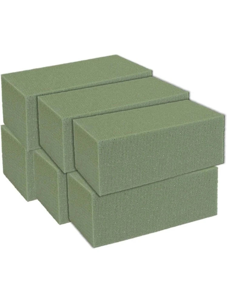 8 Pezzi Schiuma Floreale Rotonda 8x4 Cm. Blocchi Per Composizioni Con Fiori Freschi E Artificiali. Ideali Per Decorazioni Fai Da Te.