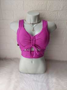 Women Tops - 玫瑰紅 - 查看 2