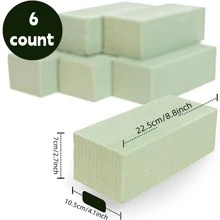 6pcs Floral Foam Blocks For Flower Arrangements - Green - View 2