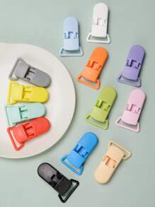 13 chiếc kẹp núm vú giả, kẹp cá sấu, kẹp găng tay không ngón, đồ chơi mọc răng cho bé, chăn, giá đỡ yếm, vừa với ruy băng 20mm (màu ngẫu nhiên) - Nhiều màu - Xem 5