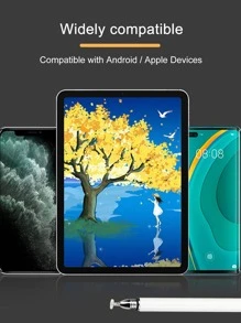 兼容 Apple iPad 的手写笔、手写和绘图笔 - 白色 - 查看 7