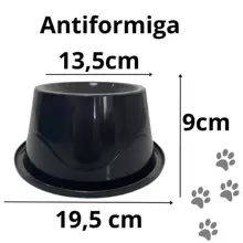 Kit Bebedouro para gatos/Fonte e comedouro elevado antiformiga 250mL