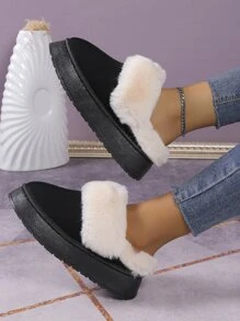 全新冬季保暖内衬皮革雪地靴