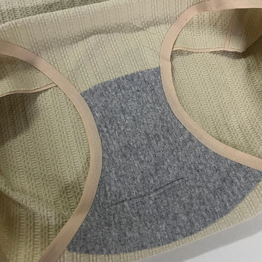 Bragas de 3 piezas 100 algodon super comodos - Beis - Ver 1