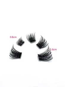 144pcs Lash Clusters, Crossover Thick & Dense DIY Wispy Segmented Eyelashes Lash Clusters,Eye Lash Clusters,Individual Eyelashes,Lashes,Fake Lashes - Black - View 3