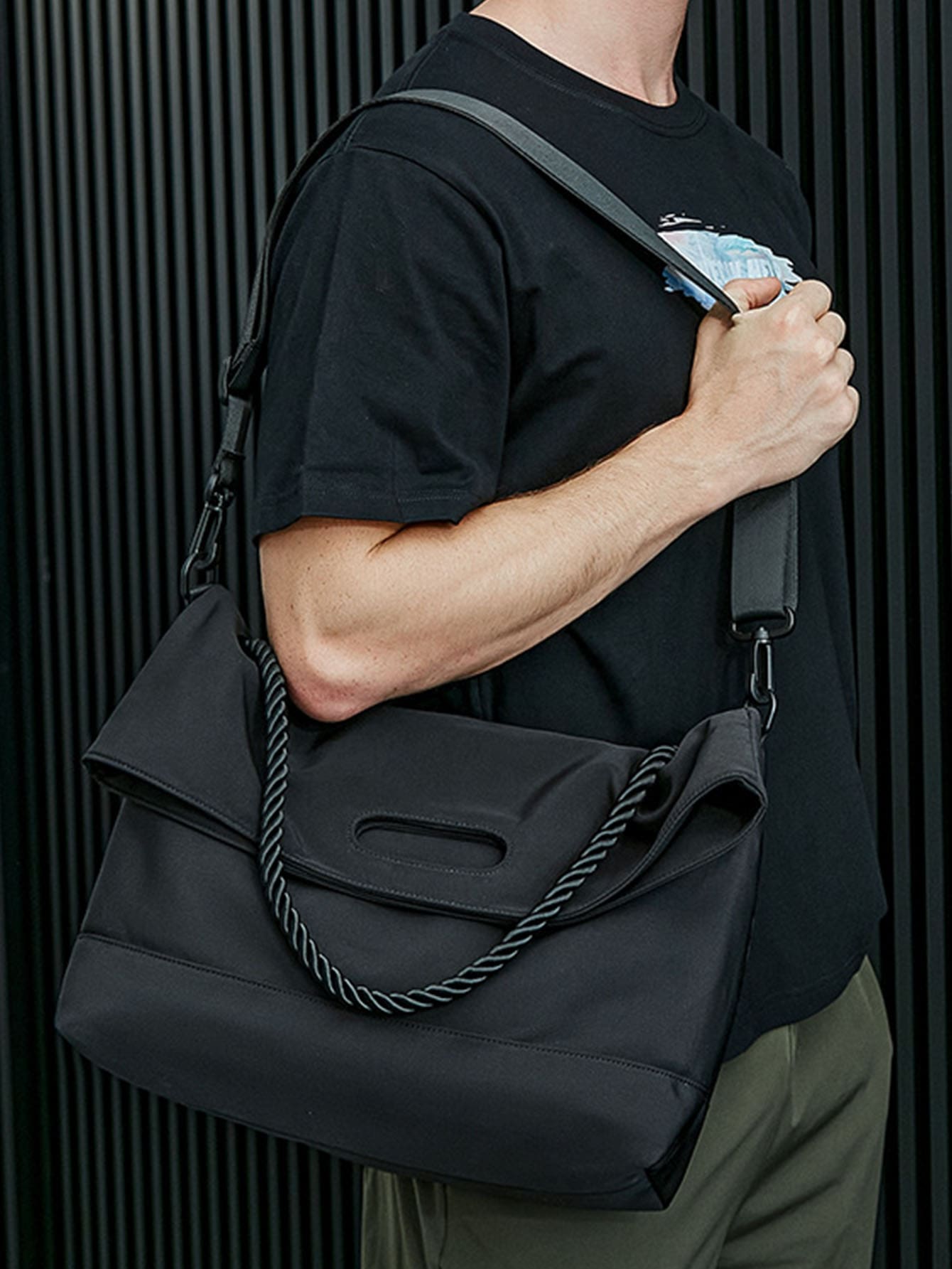Large-Capacity Crossbody Bag, Tote Bag (Loan), Large-Capacity Bag, Simple Bag, Male And Female