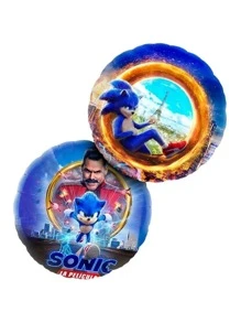 Kit de Globos de Sonic Dash Globos Metalicas de Sonic Dash - Azul - Ver 4
