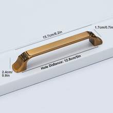 1入組咖啡顏色素色和厚櫥櫃手柄合適的適用於櫥櫃,,,和抽屜