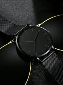 男士手錶套裝 - 黑色 - 查看 2