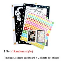10pcs/Set Funny Mosaic Stickers, Cute Cartoon Animal Pattern Mosaic Stickers, Children's Early Education Patience Training Toy - Multicolor - View 2