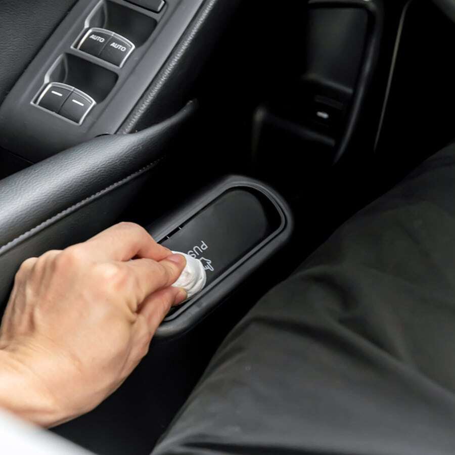 Black Fliptop Trash Can SHEIN USA