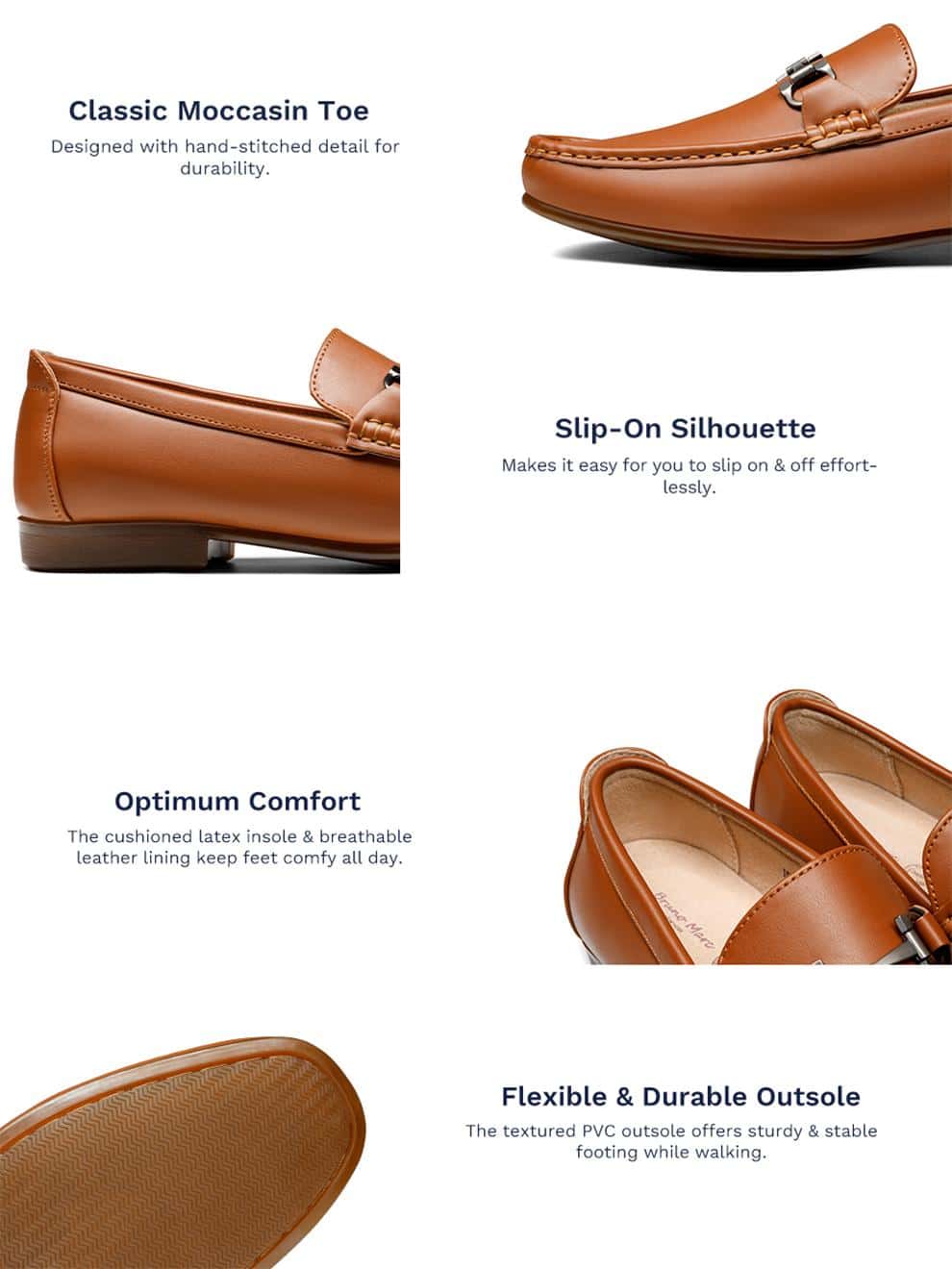 Men'S Dress Loafers Slip On Casual Driving Shoes For Men Loafers For